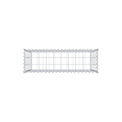 Gabion 100 cm x 70 cm x 30 cm (L x H x D), maskestørrelse 10 cm x 10 cm, spiral