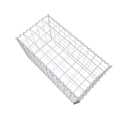 Gabbione 100 cm x 60 cm x 50 cm (L x H x P), maglia 10 cm x 10 cm, spirale