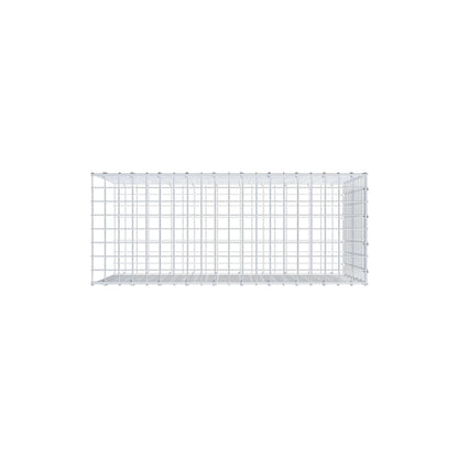 Gabbione aggiuntivo di tipo 2 100 cm x 60 cm x 40 cm (L x H x P), maglia 5 cm x 5 cm, anello a C