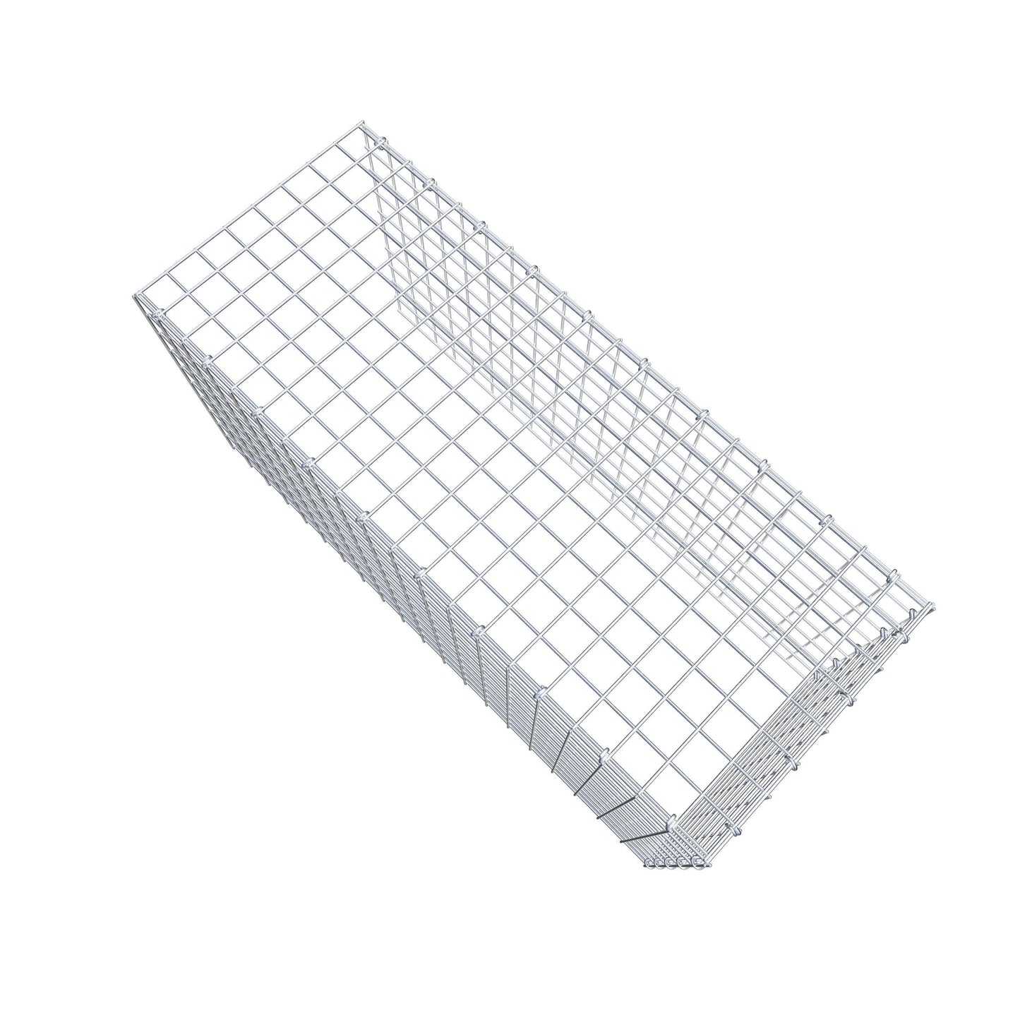 Anbaugabione Typ 4 100 cm x 50 cm x 40 cm (L x H x T), Maschenweite 5 cm x 5 cm, C-Ring