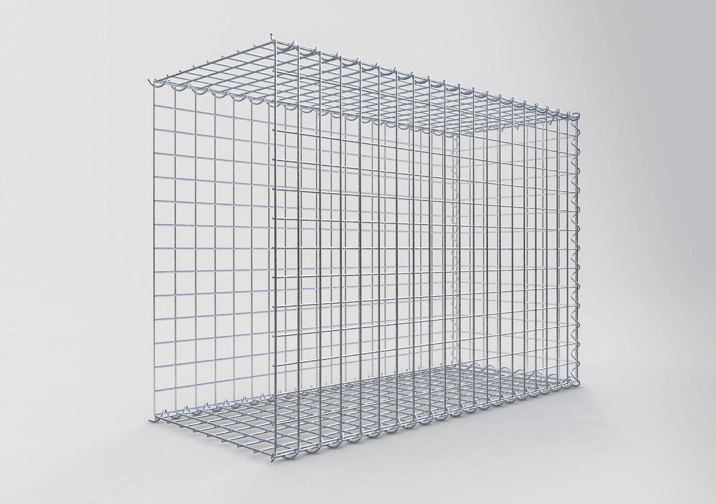 Extra gabion typ 2 100 cm x 70 cm x 40 cm (L x H x D), maskstorlek 5 cm x 5 cm, spiral