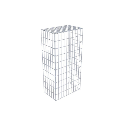 Gabião Tipo 4 100 cm x 30 cm x 50 cm (C x A x P), malhagem 5 cm x 10 cm, anel C