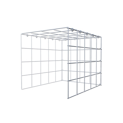 Gabião Tipo 4 50 cm x 40 cm x 40 cm (C x A x P), malhagem 10 cm x 10 cm, anel C
