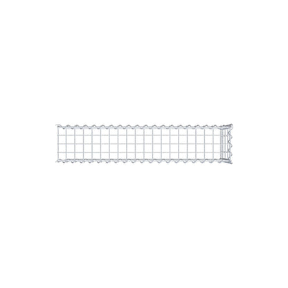 Extra gabion typ 4 100 cm x 40 cm x 20 cm (L x H x D), maskstorlek 5 cm x 10 cm, spiral