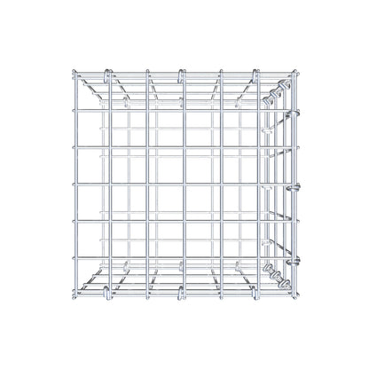 Gabbione aggiuntivo tipo 2 30 cm x 30 cm x 30 cm, maglia 5 cm x 10 cm, anello a C