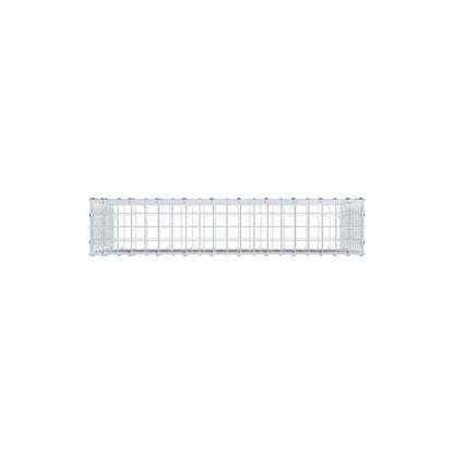 Gabion 100 cm x 60 cm x 20 cm (L x H x D), maskstorlek 5 x 5 cm, spiralring