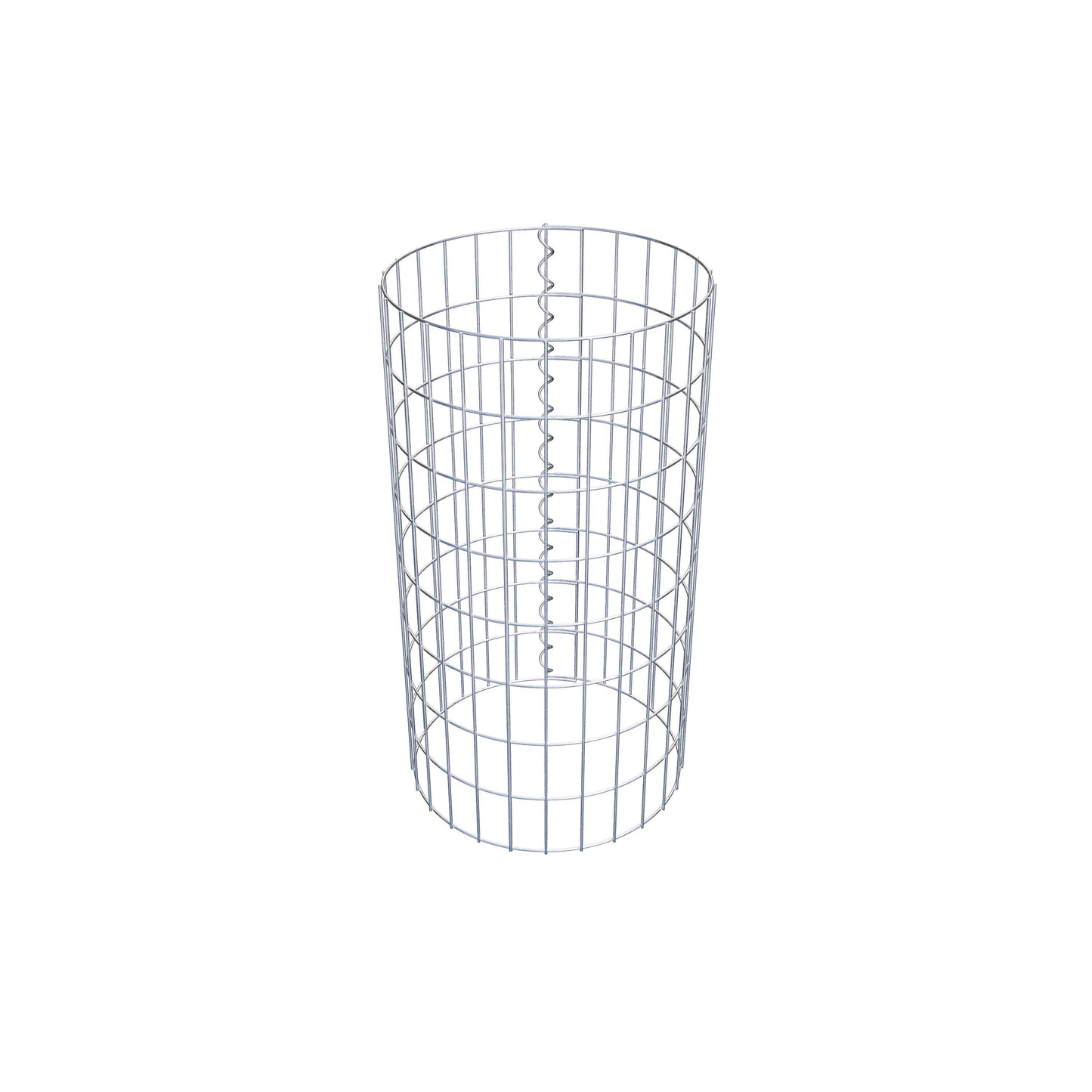 Gabionensäule rund 42 cm Durchmesser, 80 cm Höhe, Maschenweite 5 cm x 10 cm