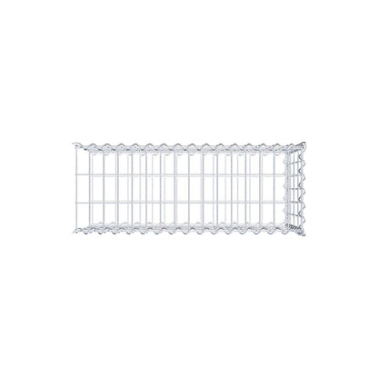 Gavión adicional tipo 2 80 cm x 40 cm x 30 cm (L x A x P), malla 5 cm x 10 cm, en espiral