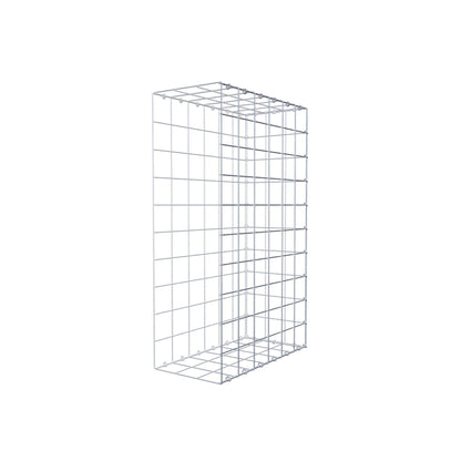 Gavión complementario de tipo 2 100 cm x 60 cm x 30 cm (largo x alto x fondo), malla 10 cm x 10 cm, anillo en C