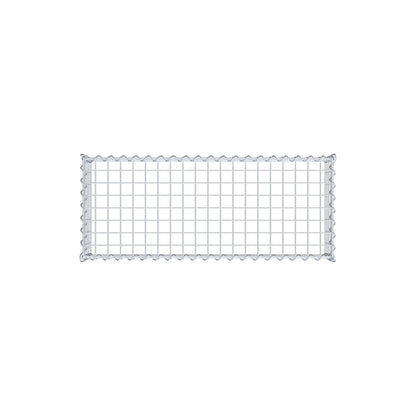 Extra gabion typ 3 100 cm x 20 cm x 40 cm (L x H x D), maskstorlek 5 cm x 5 cm, spiral