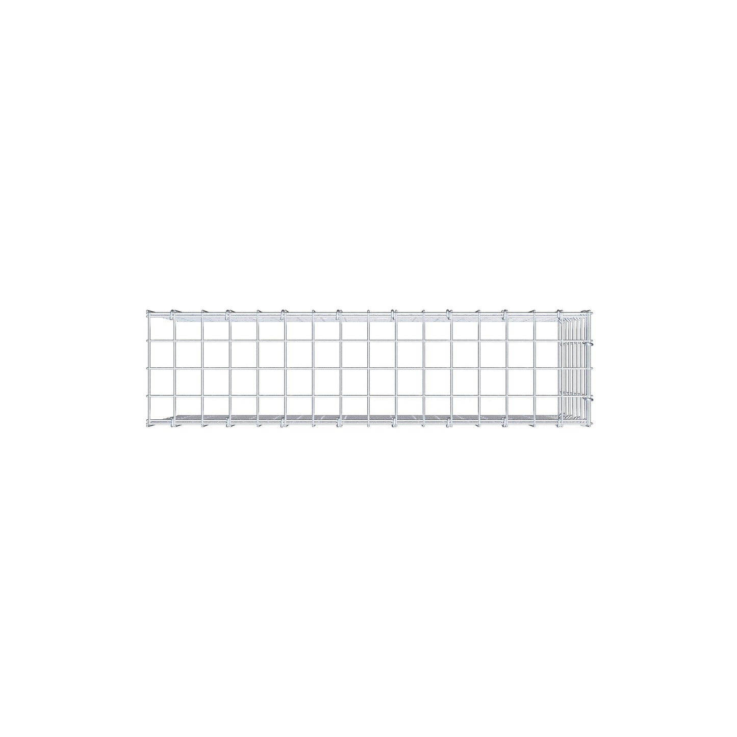 Tilläggspåle typ 4 80 cm x 40 cm x 20 cm (L x H x D), maskstorlek 5 cm x 5 cm, C-ring