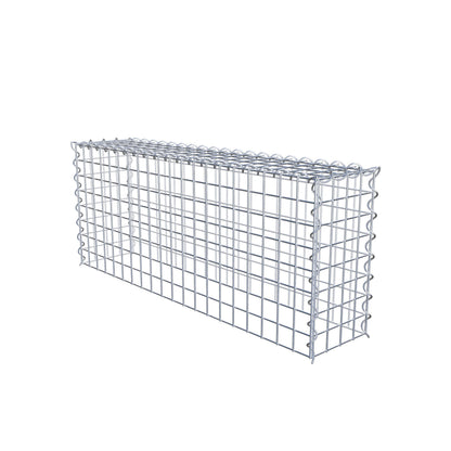 Grown-on gabion type 3 100 cm x 40 cm x 20 cm (L x H x D), mesh size 5 cm x 5 cm, spiral