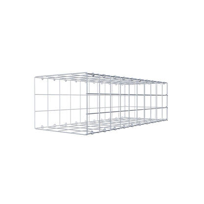 Mounted gabion type 2 100 cm x 30 cm x 40 cm (L x H x D), mesh size 10 cm x 10 cm, C-ring