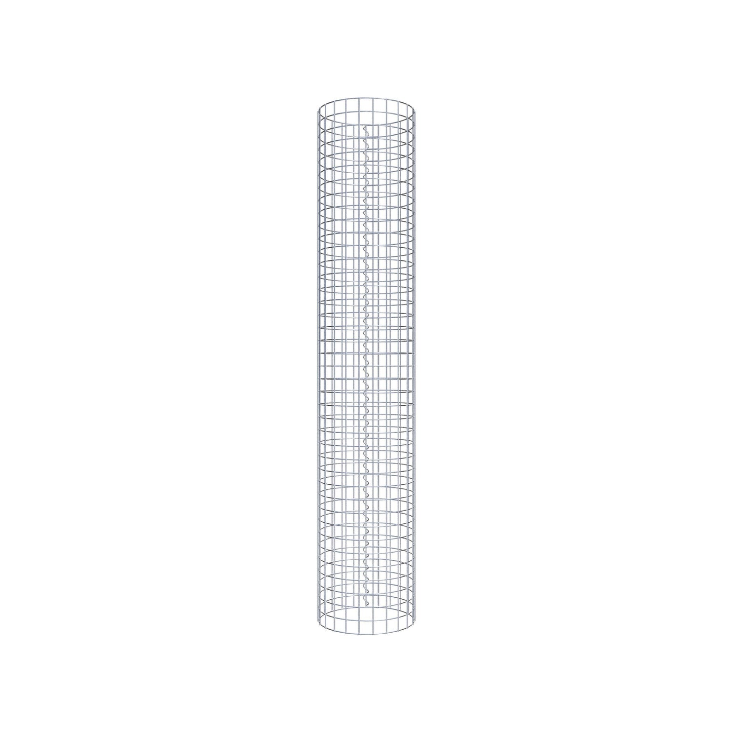 Gabionpelare rund 37 cm diameter, 200 cm höjd, maskstorlek 5 cm x 5 cm