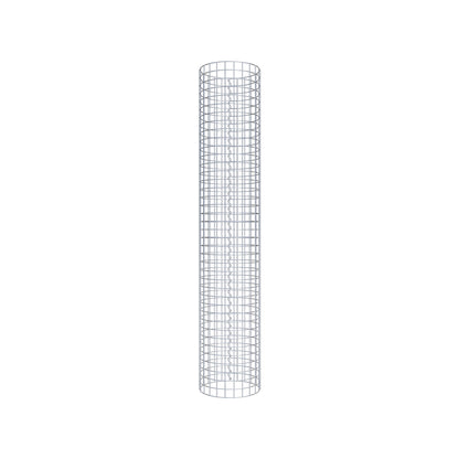 Gabionpelare rund 37 cm diameter, 200 cm höjd, maskstorlek 5 cm x 5 cm