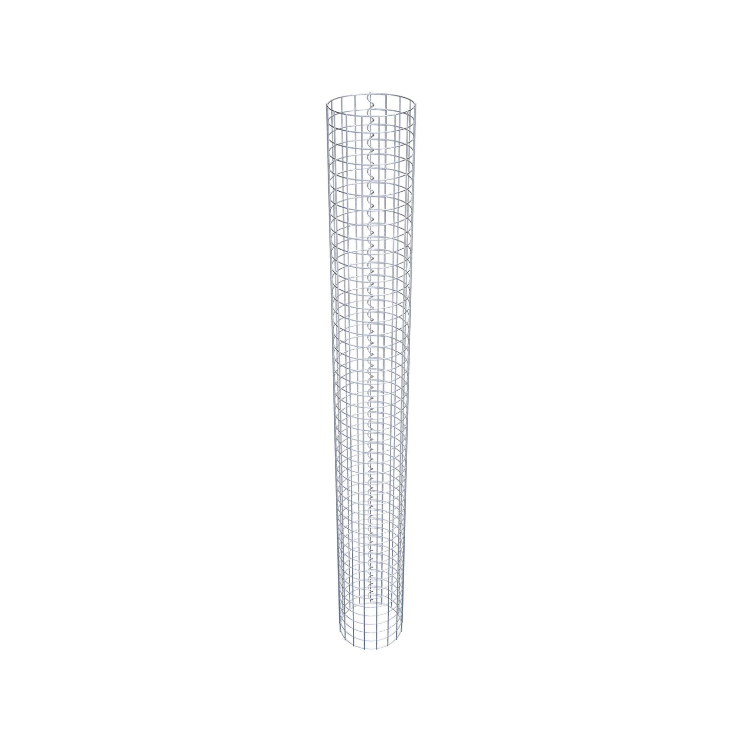 Gabionpelare rund 27 cm diameter, 230 cm höjd, maskstorlek 5 cm x 5 cm