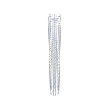 Gabionpelare rund 27 cm diameter, 230 cm höjd, maskstorlek 5 cm x 5 cm