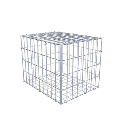 Gabion 50 cm x 40 cm x 40 cm (L x H x D), maskstorlek 5 cm x 10 cm, C-ring