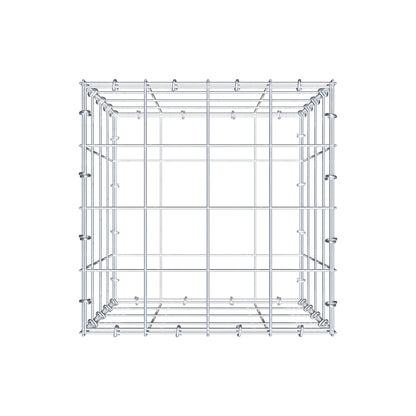 Gabion 40 cm x 40 cm x 40 cm (L x H x D), maskestørrelse 10 cm x 10 cm, C-ring