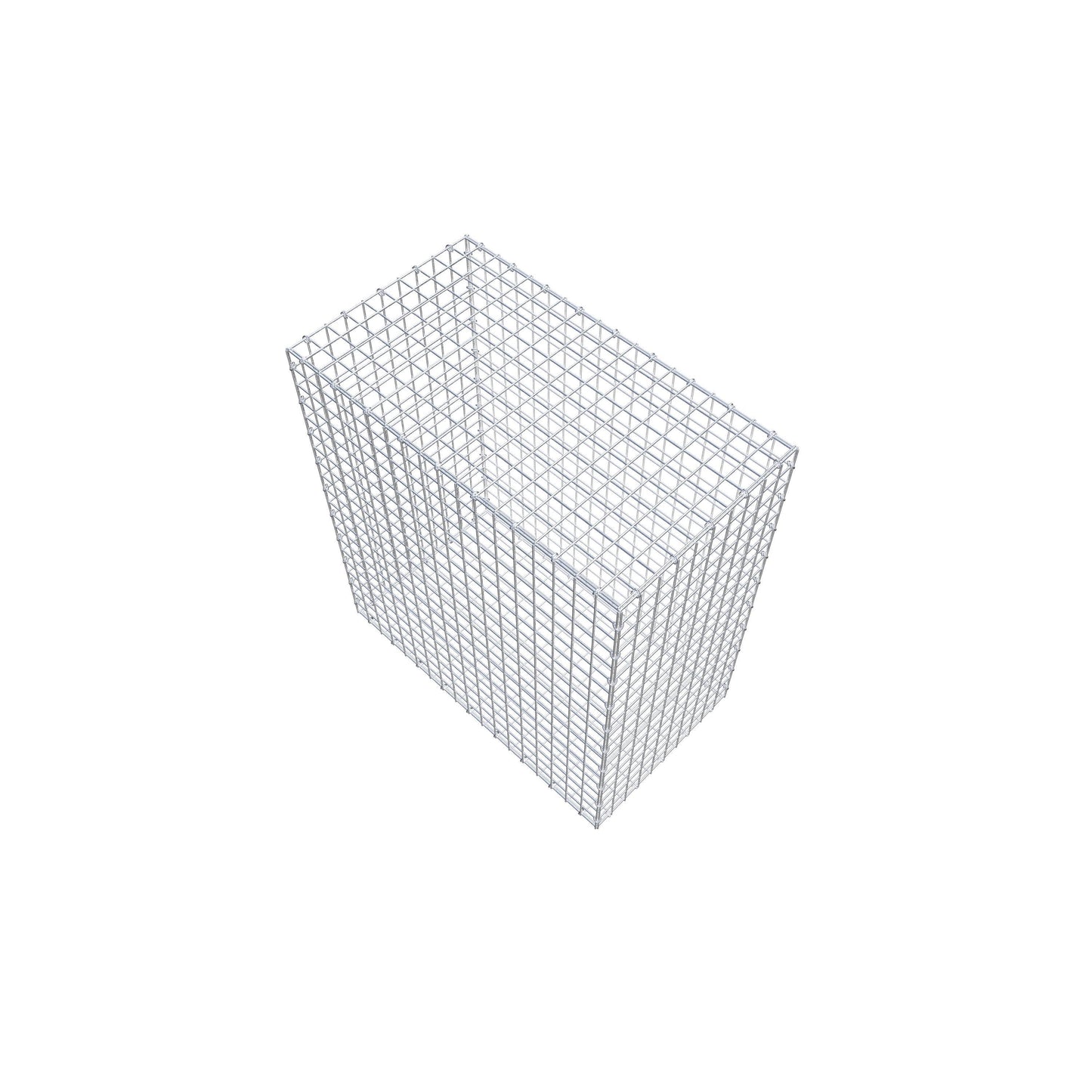 Gabion 100 cm x 90 cm x 50 cm (L x H x P), mailles 5 cm x 5 cm, anneau en C
