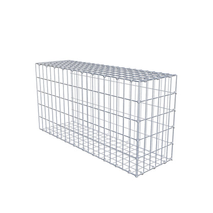 Gabião Tipo 2 100 cm x 50 cm x 30 cm, malhagem 5 cm x 10 cm, anel C