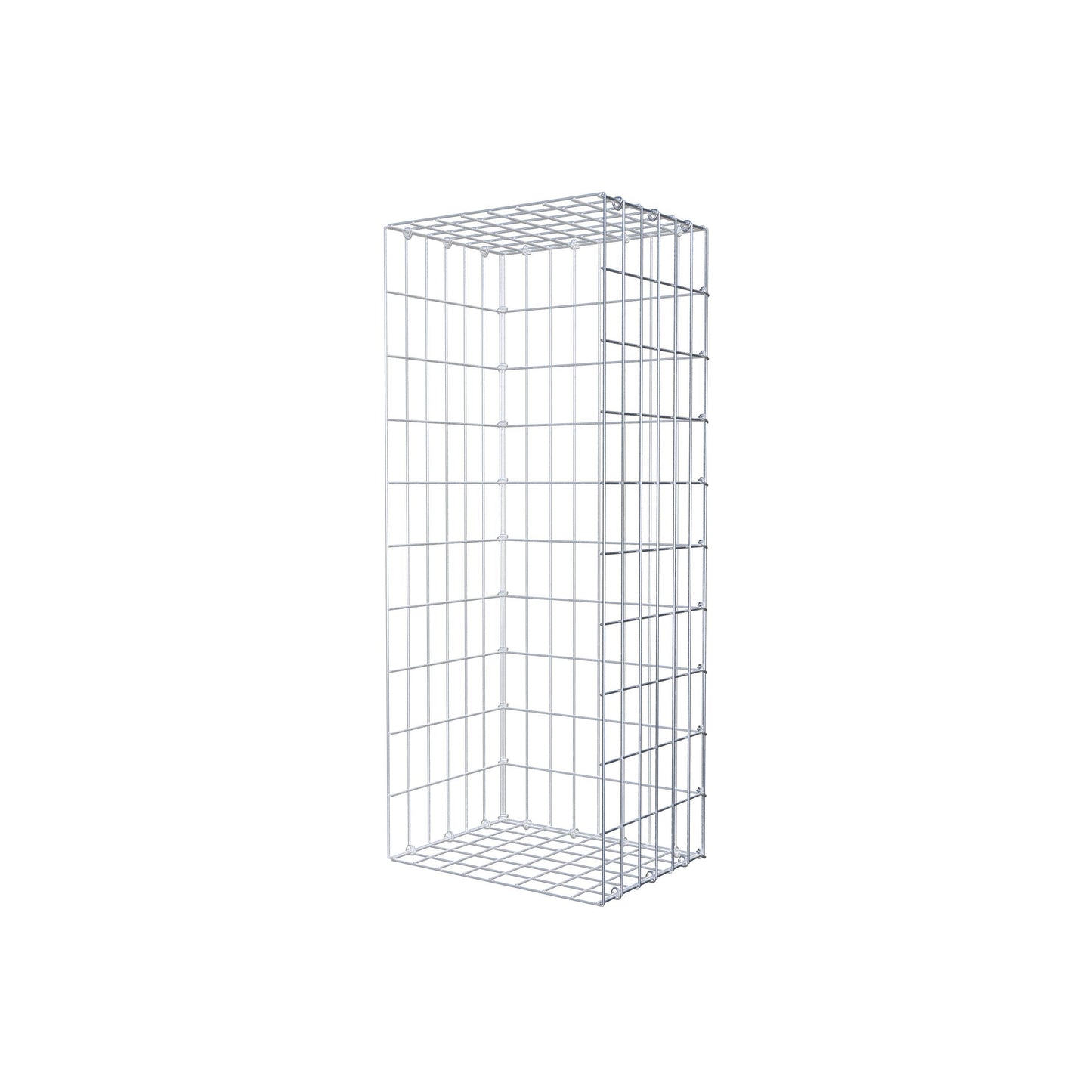 Fourche rapportée type 2 100 cm x 30 cm x 40 cm, mailles 5 cm x 10 cm, anneau en C