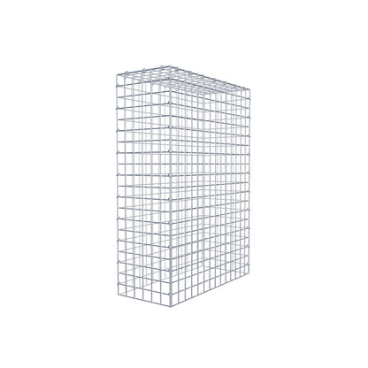 Monteret gabion type 3 100 cm x 70 cm x 30 cm (L x H x D), maskestørrelse 5 cm x 5 cm, C-ring
