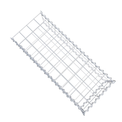 Gabião tipo 2 100 cm x 20 cm x 40 cm (C x A x P), malhagem 10 cm x 10 cm, espiral