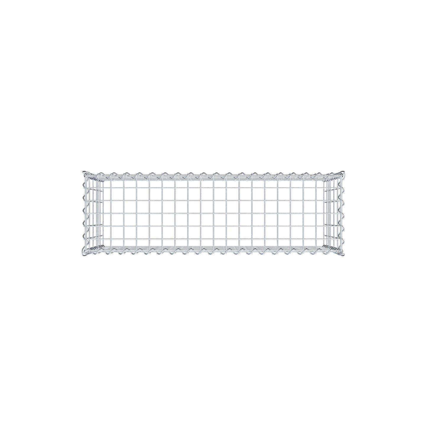Gabbione aggiuntivo tipo 3 100 cm x 50 cm x 30 cm (L x A x P), maglia 5 cm x 10 cm, spirale