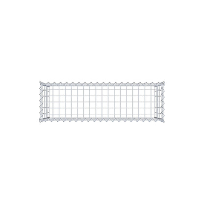 Gabbione aggiuntivo tipo 3 100 cm x 50 cm x 30 cm (L x A x P), maglia 5 cm x 10 cm, spirale