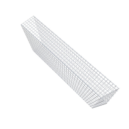 Extra gabion typ 2 200 cm x 100 cm x 30 cm, maskstorlek 5 cm x 10 cm, C-ring