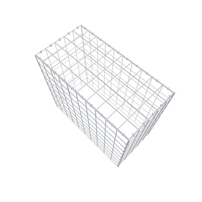Typ 3 påbyggnadsgabion 100 cm x 90 cm x 50 cm (L x H x D), maskstorlek 10 cm x 10 cm, C-ring