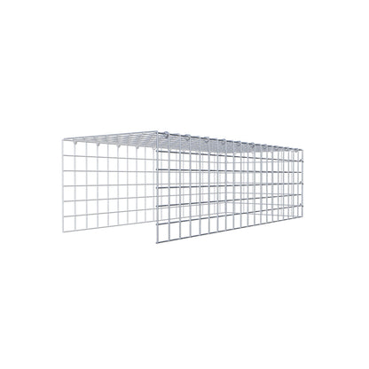 Gabbione aggiuntivo di tipo 4 100 cm x 30 cm x 40 cm (L x A x P), maglia 5 cm x 5 cm, anello a C