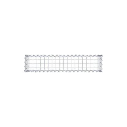 Påväxt gabion typ 3 100 cm x 30 cm x 20 cm (L x H x D), maskstorlek 5 cm x 10 cm, spiral