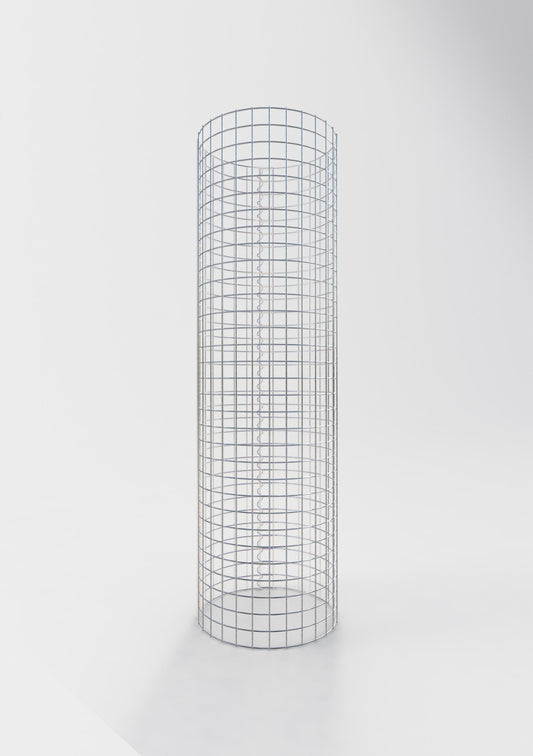 Colonne de gabion ronde 47 cm de diamètre, 160 cm de hauteur, maille 5 cm x 5 cm