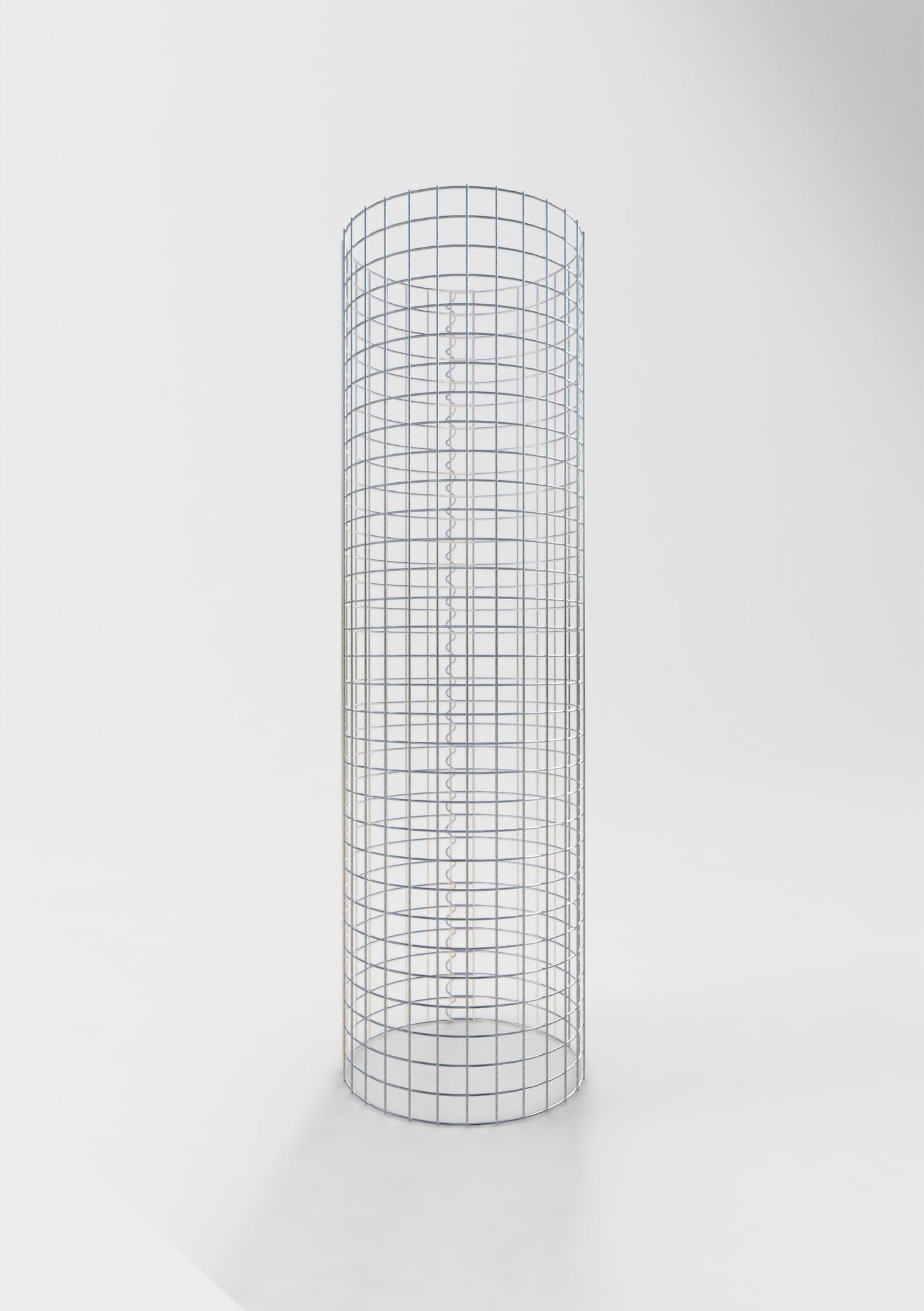 Gabionpelare rund 42 cm diameter, 160 cm höjd, maskstorlek 5 cm x 5 cm